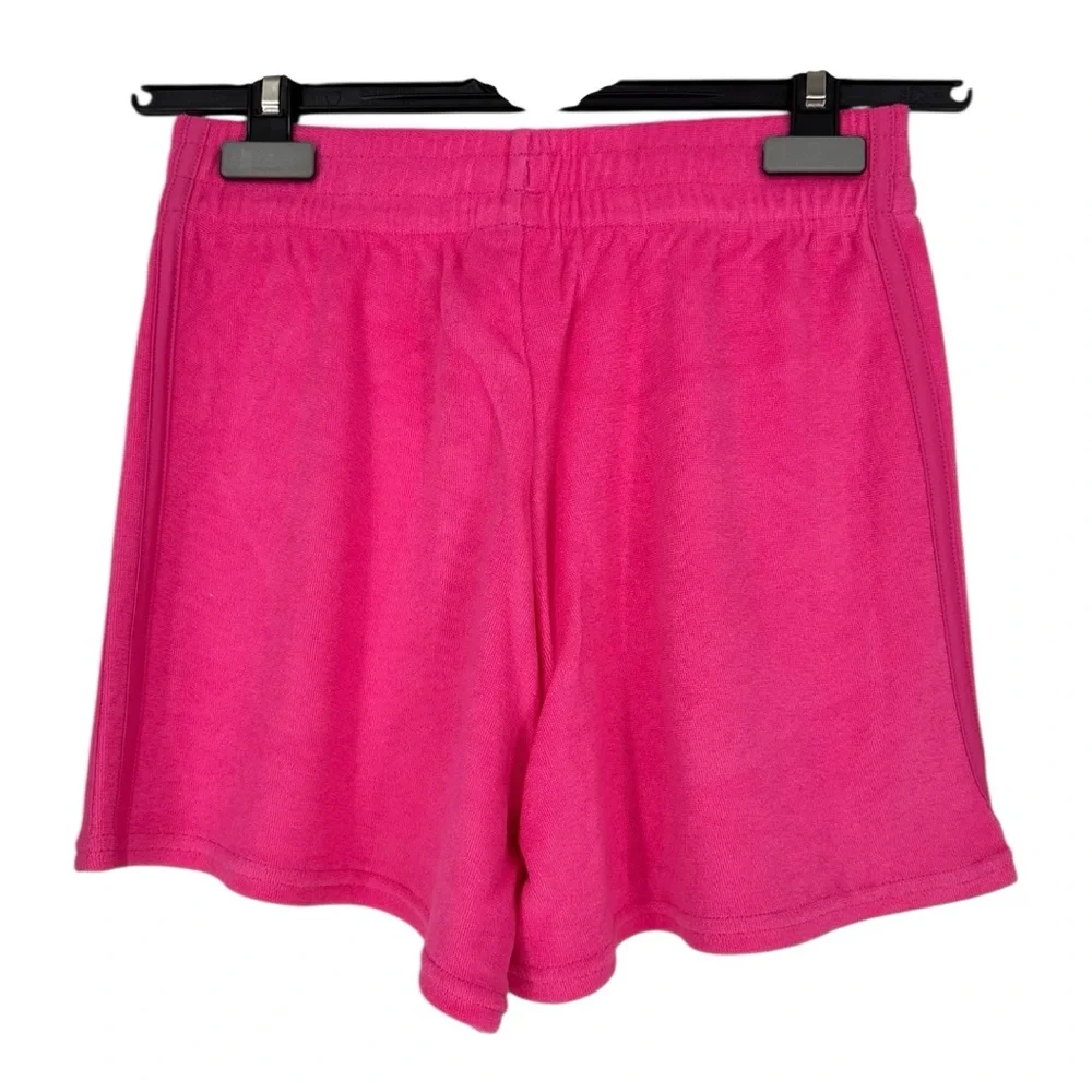 Adidas Polo Tank and All Day Short in Dark Pink Terry Cloth size Girls Large/14